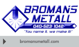 Bromans Metall logo